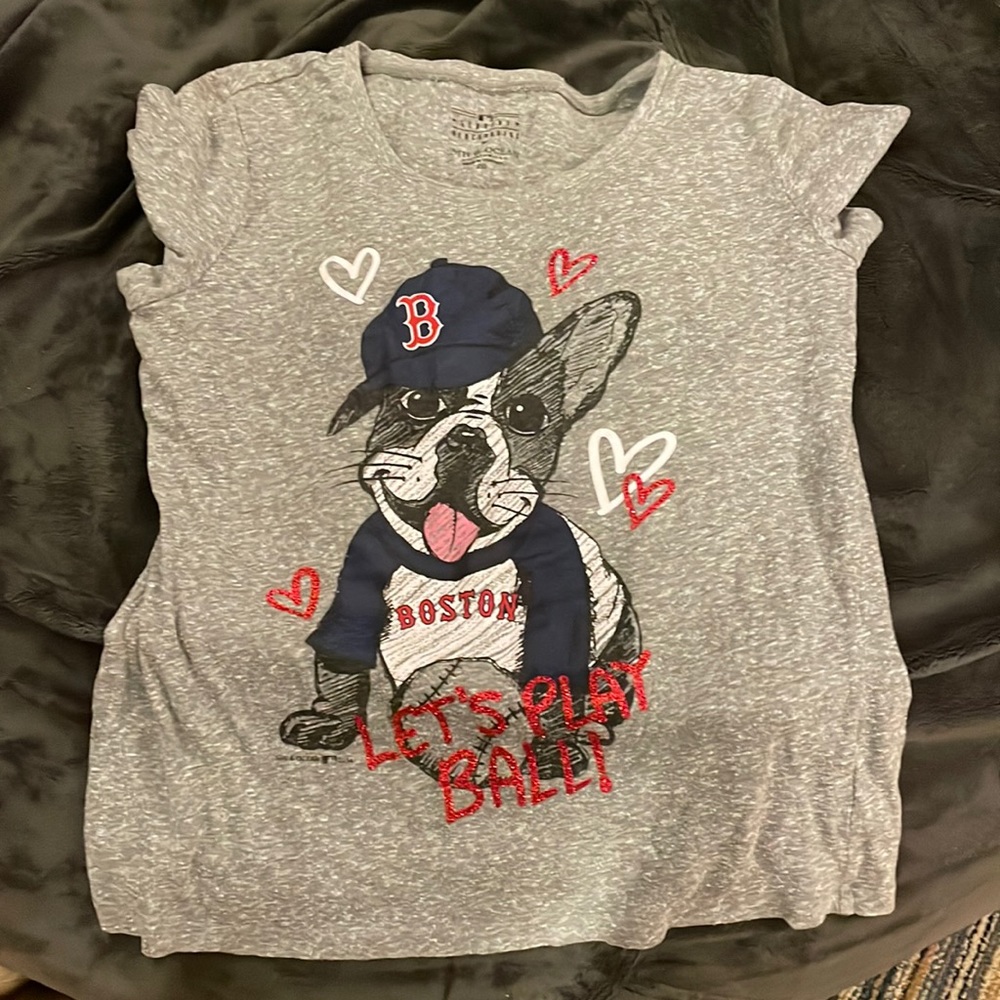 Boston Red Sox tee shirt girls extra large